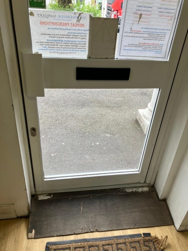 mill road branch front door